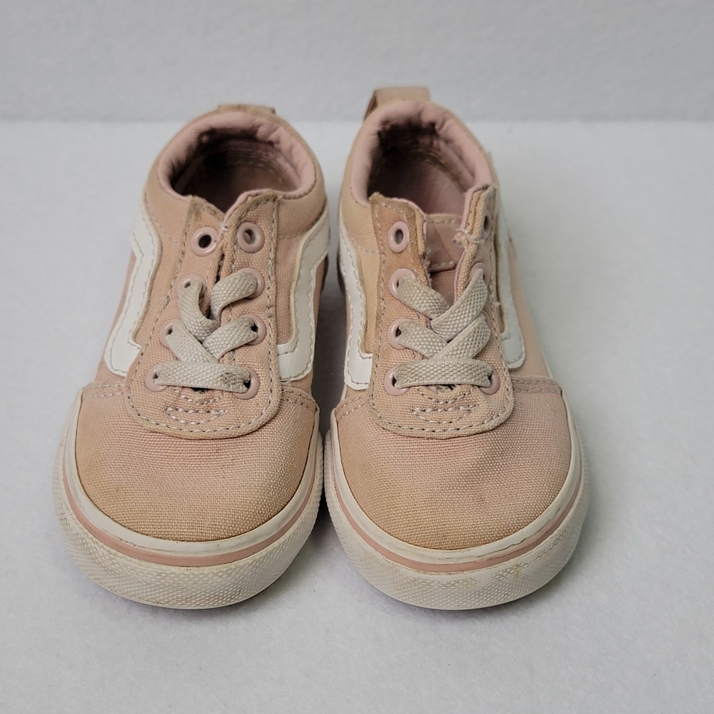 Vans Toddler 4 Ward Elastic Lace Sneakers - Rose Cloud Pink